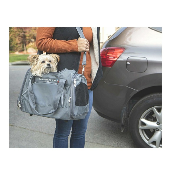 Pet Carrier Airline Approved, Medium, Charc - Picture 6 of 6